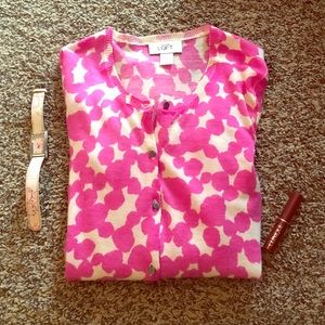 Ann Taylor loft cardigan merina wool