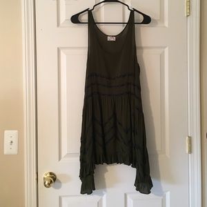 Free People Voile and Lace Trapeze Slip