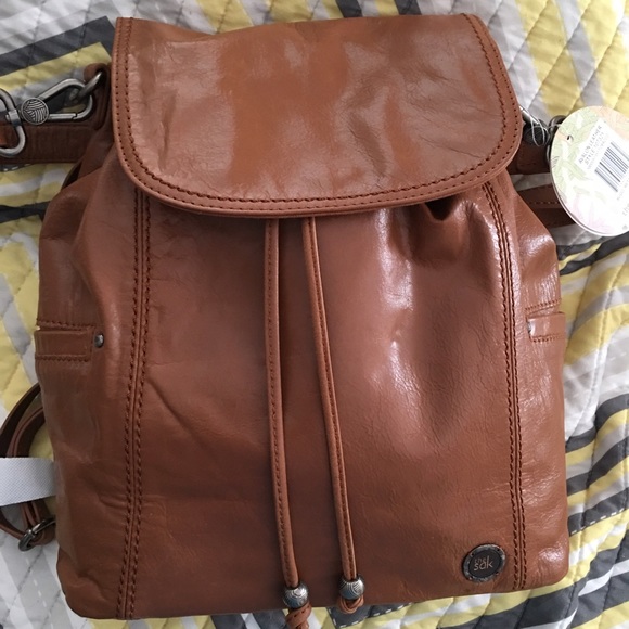 The Sak leather Avalon backpack and shoulder bag.