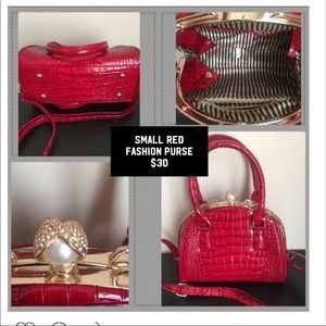 Small Red Handbag