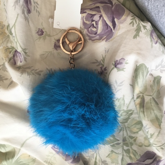 Real fur keychain Pom Pom keychain