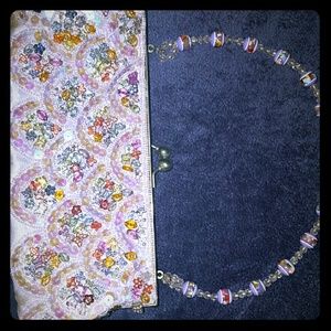 Lilac Beaded Evening Bag