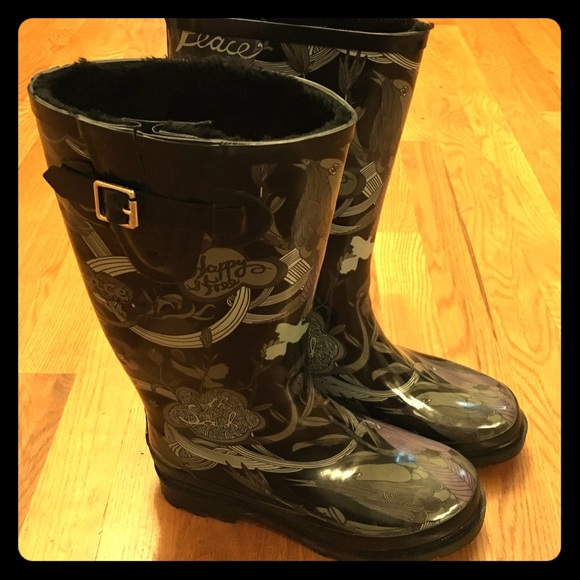 Sakroots Shoes - Sakroots Peace Rainboots Sakroots Shoes - Sakroots Peace Rainboots