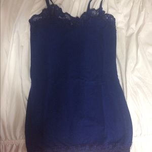 Navy Blue Tank Top