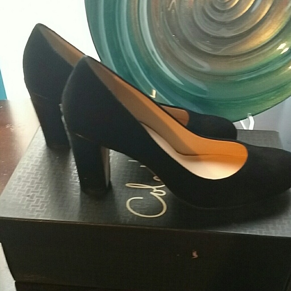 Cole Haan Shoes - Cole Haan Suede Black Pumps