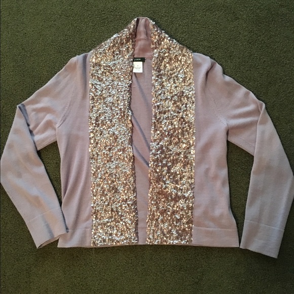 J Crew sequin cardigan and matching tank