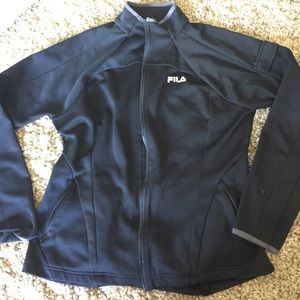 Fila athletic jacket. Figure flattering!