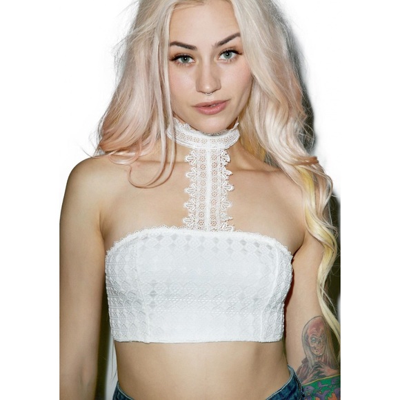 Dolls Kills REHAB Lolita Society Crop Top