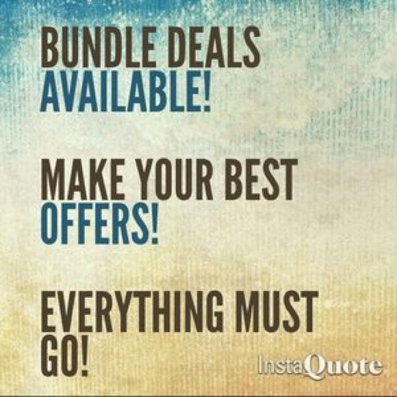 Everything must go! GREAT deals on bundles!