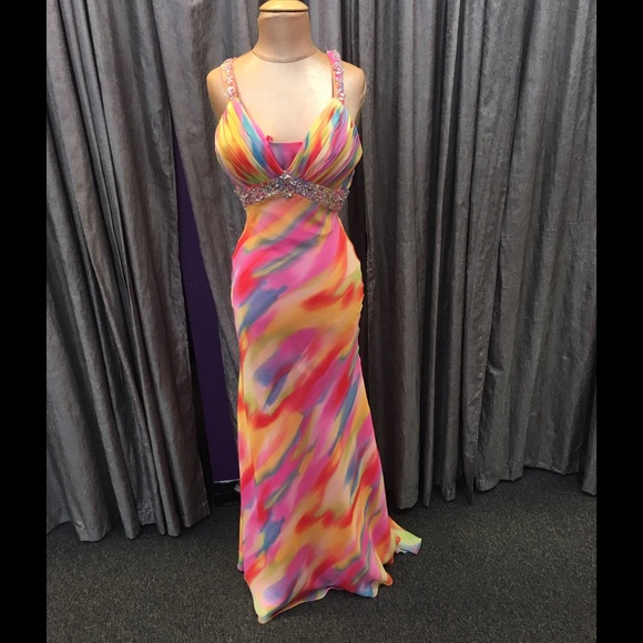Multi colored dress
