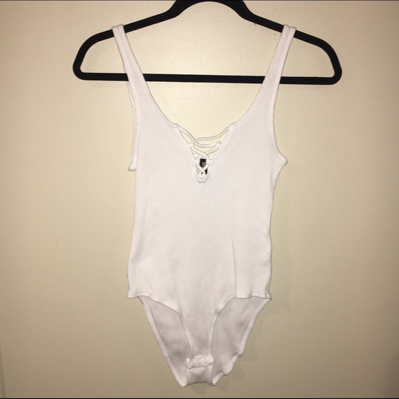 White H&M body suit