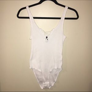 White H&M body suit