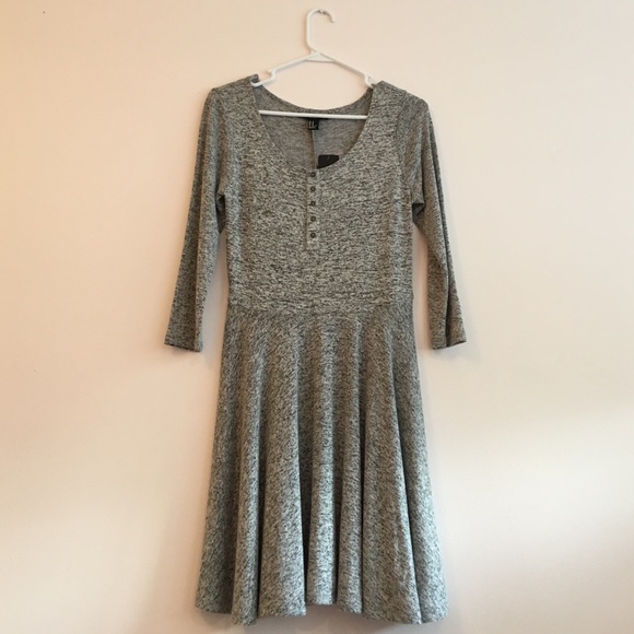 cute and comfy gray dress