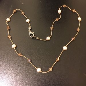 Dainty light pink choker