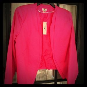Fuschia ladies blazer NWT XL