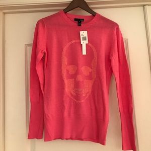 Neon Pink skull sweater