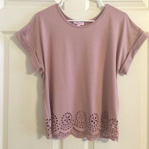 Mauve pink top