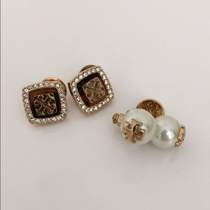 Two Pairs of Tory Burch Earrings