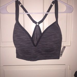 Gray Sports Bra