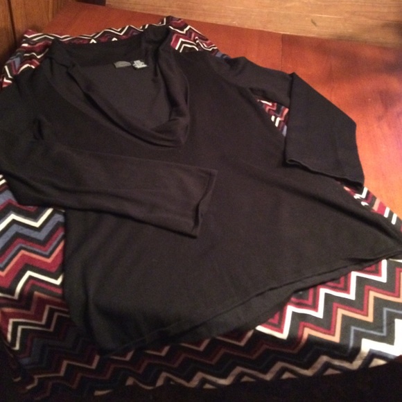 Nicole by Nicole Miller Sweaters - Black cowl neck sweater