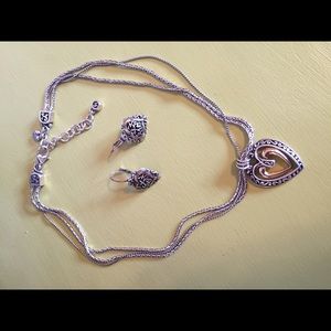 Brighton necklace and earring set!