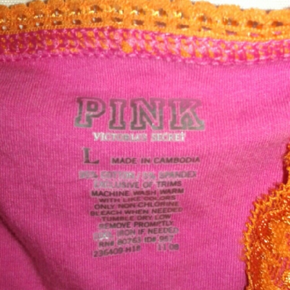 Woman's Large Victoria Secret PINK Night Gown Top - Picture 4 of 4