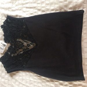 black crop top