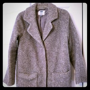 Old Navy Gray Maternity Cacoon Coat, Small