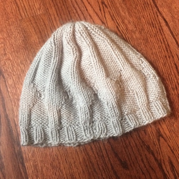 Handmade Gray Slouchy Beanie - Picture 1 of 3