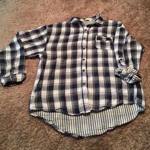 Double lined plaid shirt!
