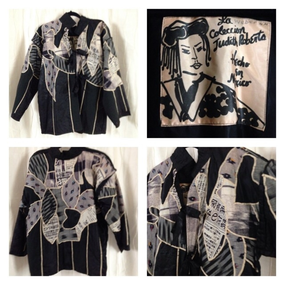 Vintage 80s Judith Roberts la coleccion One size