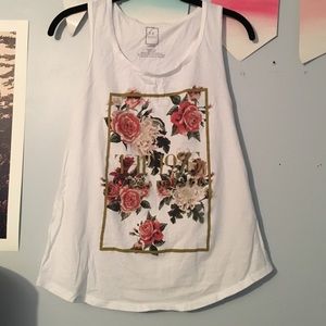 The 1975 // Robbers floral tank