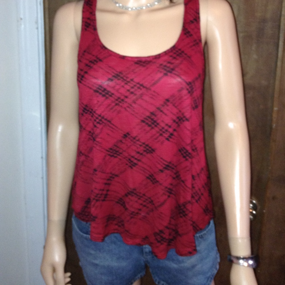 Eyelash Couture Red Tank