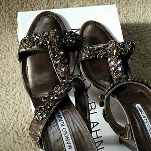 Manolo Blahnik evening stiletto's