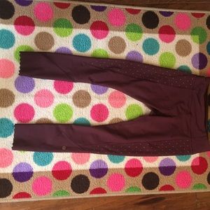 SOLD Maroon Lululemon leggings sz 6 SOLD