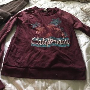Hang ten "California" sweatshirt