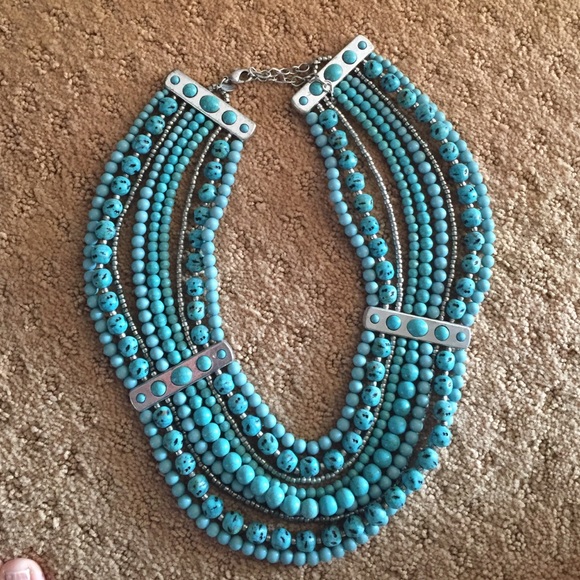 Chicos Turquoise Necklace