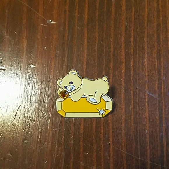 Birthstone Teddy Bear Brooch