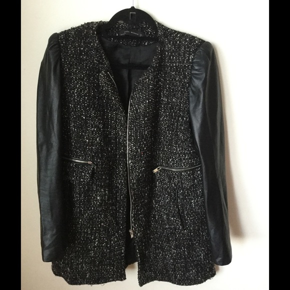 Zara woman black coat