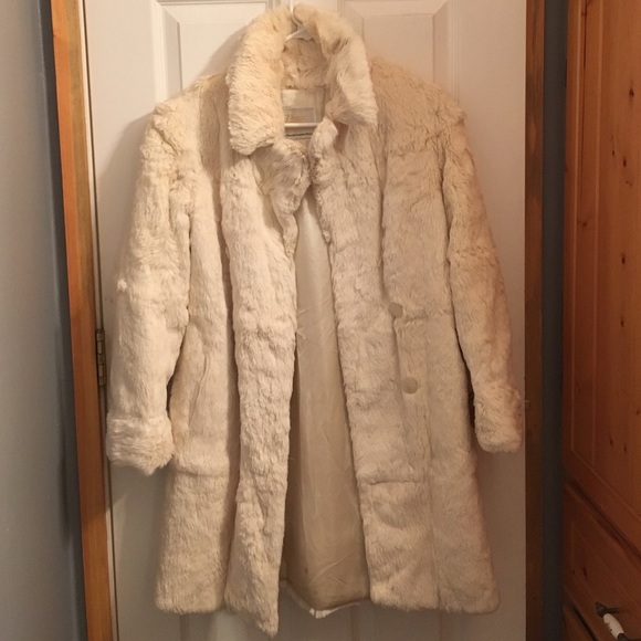 Rabbit fur coat