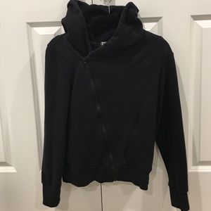 The North Face black zip up hoodie