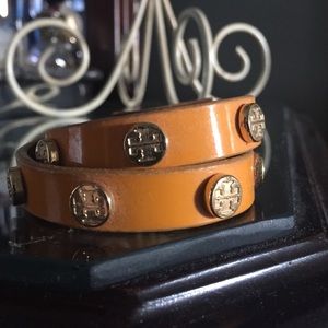 Tory Burch leather wrap bracelet