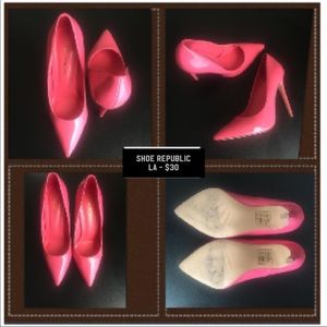 Pink Patent Pumps