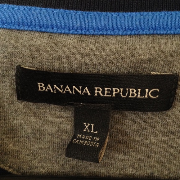 Banana Republic performance stripe polo size XL - Picture 5 of 6