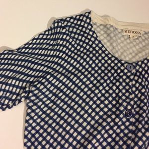 ❣️❗️FINAL PRICE➖DONATING SOON.
 Blue checkered cardigan