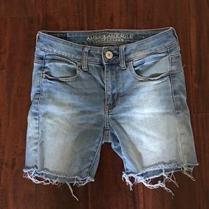 American Eagle outfitters cut-off jegging short