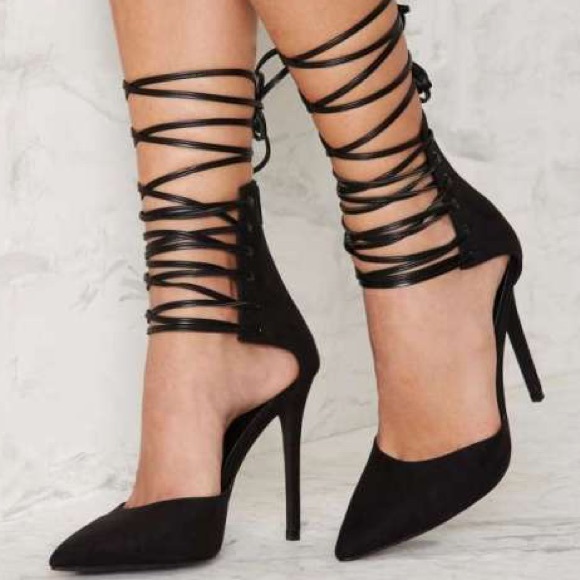 Nasty Gal Strap Minded Heels