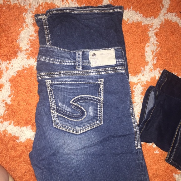 Silver jeans