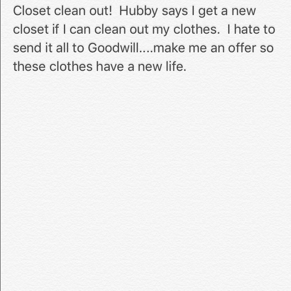 Dresses, blazers, tops.