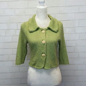 Anthropologie knit crop sweater